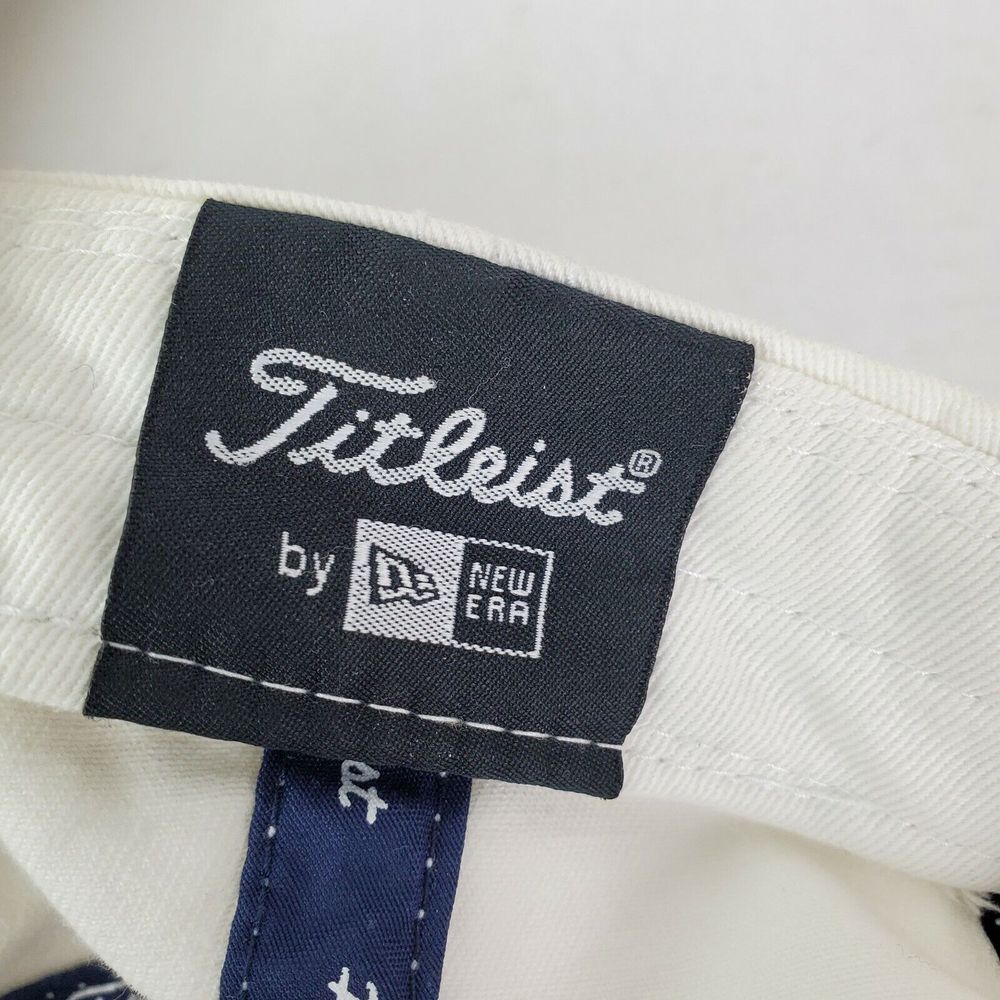 Titleist Embroidered Mens Golf Hat Adjustable Blue Red Lettering - Picture 3 of 9